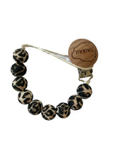 Leopard Pacifier and Teether Clip